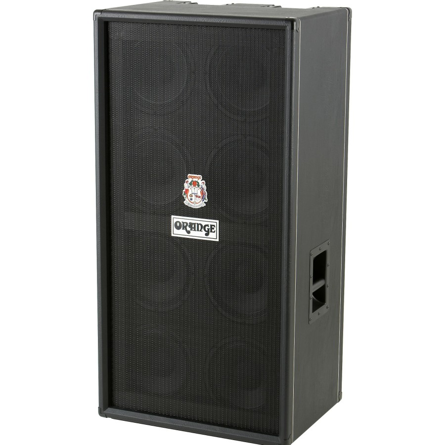 Basses Orange Amplifiers Bass Amps | Orange Amplifiers Obc Series Obc810 8X10 Bass Speaker Cabinet Black