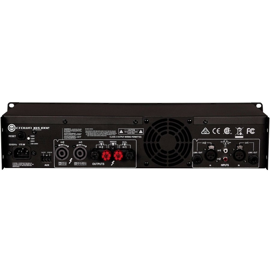 Live Sound Crown | Crown Xls1002 2-Channel 350W Power Amplifier With Onboard Dsp