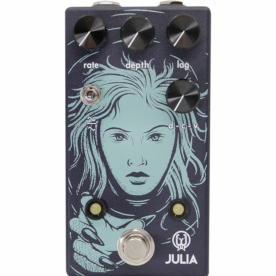 Amps & Effects Walrus Audio Effects Pedals | Walrus Audio Julia Analog Chorus/Vibrato V2 Effects Pedal Lavender