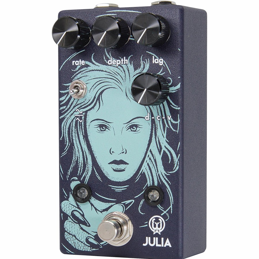 Amps & Effects Walrus Audio Effects Pedals | Walrus Audio Julia Analog Chorus/Vibrato V2 Effects Pedal Lavender