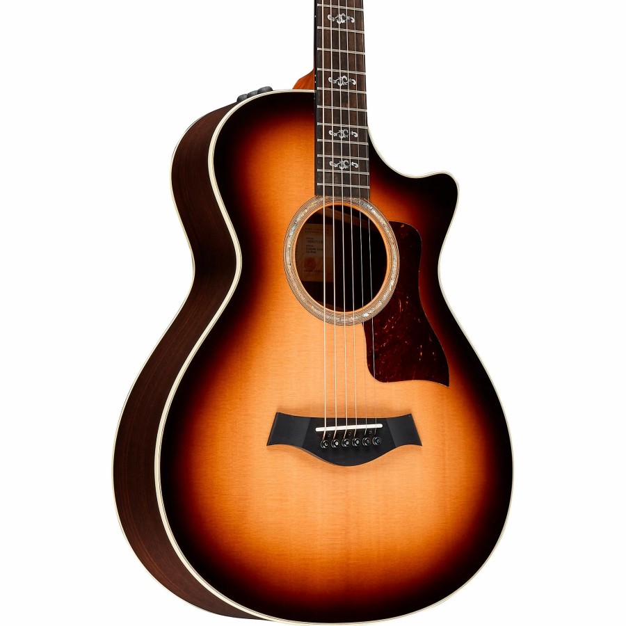 Guitars Taylor Taylor | Taylor 412Ce 12-Fret Special Edition Grand Concert Acoustic-Electric Guitar Shaded Edge Burst