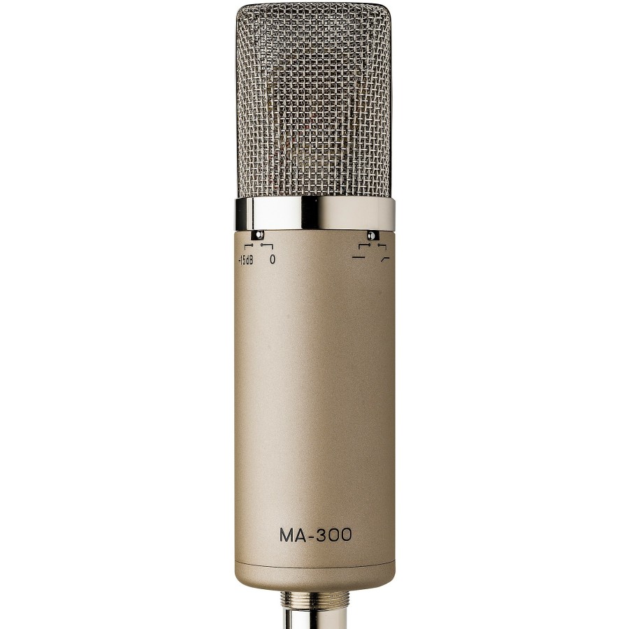 Mics & Wireless Mojave Audio | Mojave Audio Ma-300Sn Large-Diaphragm Multi-Pattern Tube Condenser Microphone - Satin Nickel