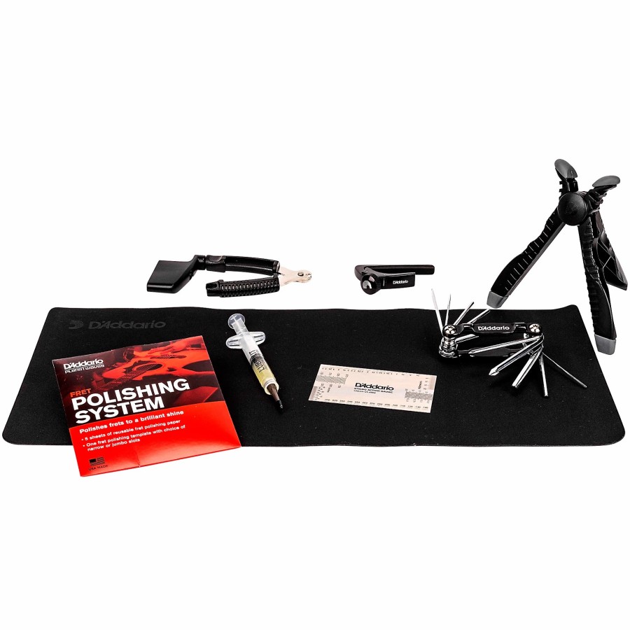 Accessories D'Addario | D'Addario Premium Bass Guitar Maintenance Kit