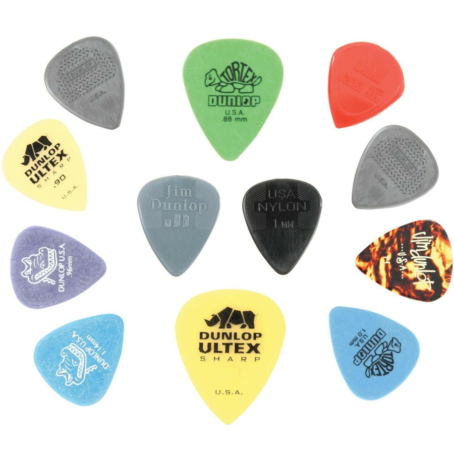 Guitars Dunlop Guitar Picks | Dunlop Pvp102 Med/Heavy Pick Variety 12-Pack