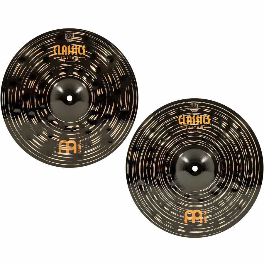 Drums MEINL Hi-Hat Cymbals | Meinl Classics Custom Dark Hi-Hat Cymbal Pair 14 In.