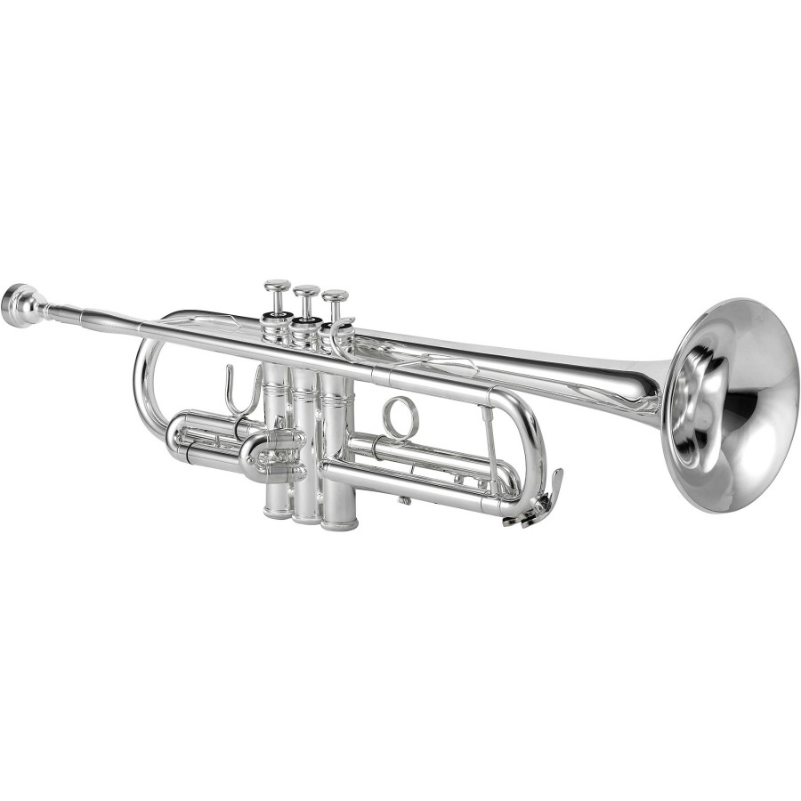 Band & Orchestra XO | Xo 1602S-R Professional Series Bb Trumpet With Reverse Leadpipe Silver Plated Rose Brass Bell