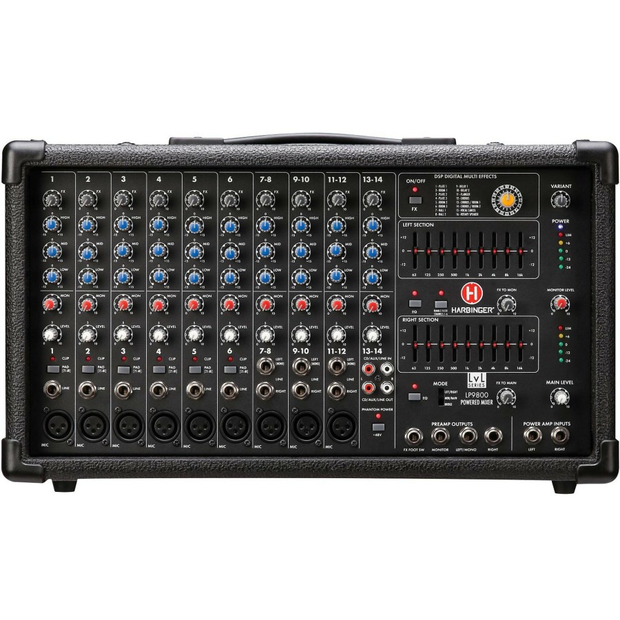 Recording Harbinger | Harbinger Lp9800 Powered Mixer