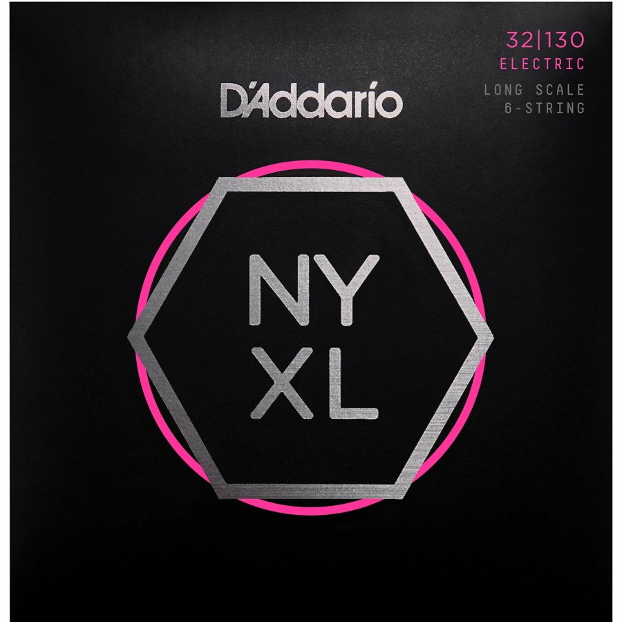 Basses D'Addario Bass Guitar Strings | D'Addario Nyxl32130 Gauge 6-String Long Scale Electric Bass Strings