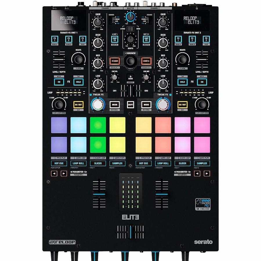 Dj Equipment Reloop | Reloop Elite 2-Channel Dvs Battle Mixer For Serato Dj Pro