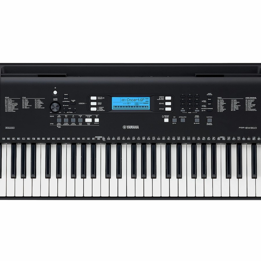 Keyboards & Midi Yamaha | Yamaha Psr-Ew310 76-Key Portable Keyboard With Power Adapter