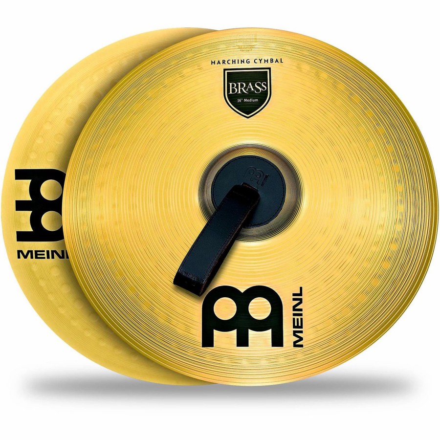 Band & Orchestra MEINL | Meinl Brass Marching Cymbal Pair 18 In.