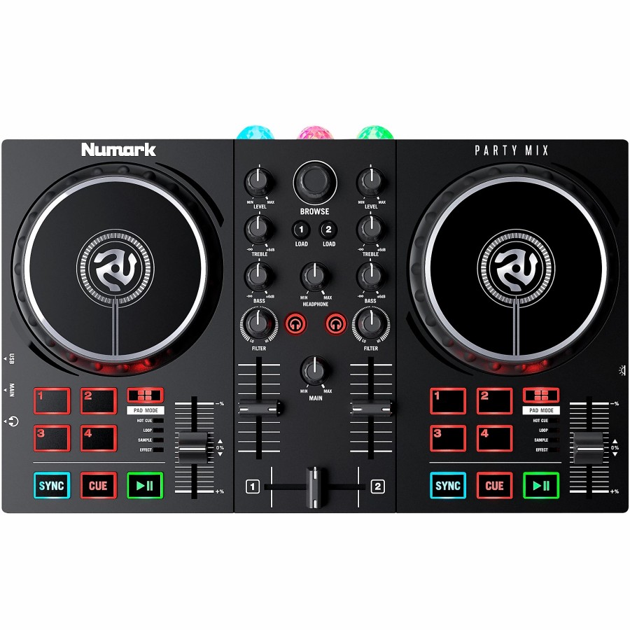 Dj Equipment Numark | Numark Party Mix Ii Dj Controller With Built-In Light Show