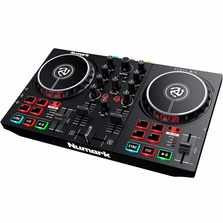 Dj Equipment Numark | Numark Party Mix Ii Dj Controller With Built-In Light Show