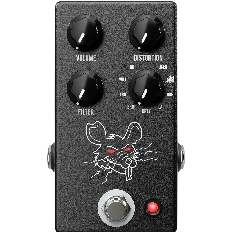 Amps & Effects JHS Pedals Effects Pedals | Jhs Pedals Packrat Distortion/Fuzz Effects Pedal Black