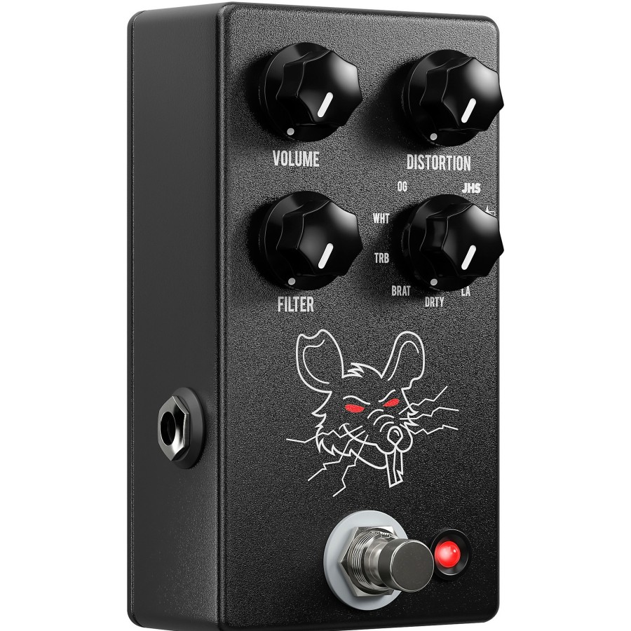 Amps & Effects JHS Pedals Effects Pedals | Jhs Pedals Packrat Distortion/Fuzz Effects Pedal Black