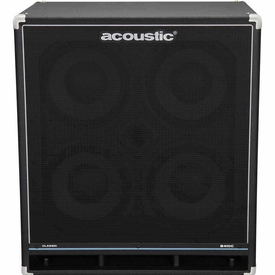 Basses Acoustic Bass Amps | Acoustic B410C Classic 400W 4X10 Bass Speaker Cabinet Black