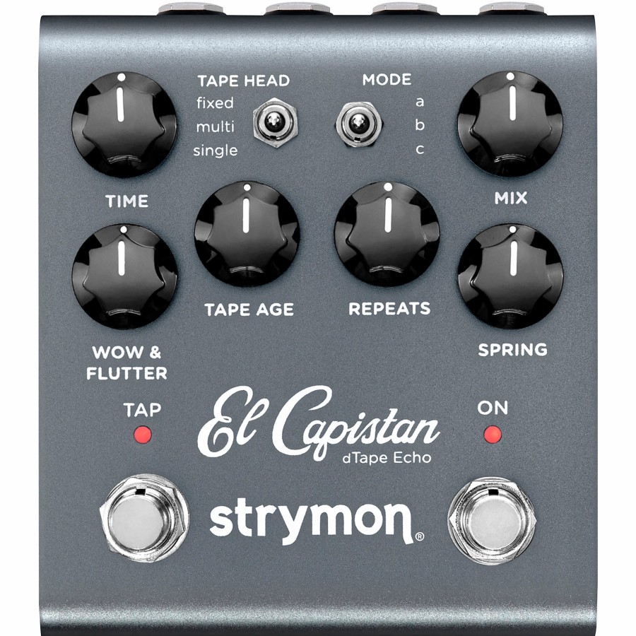 Amps & Effects Strymon Delay & Reverb | Strymon El Capistan V2 Dtape Echo Effects Pedal Grey