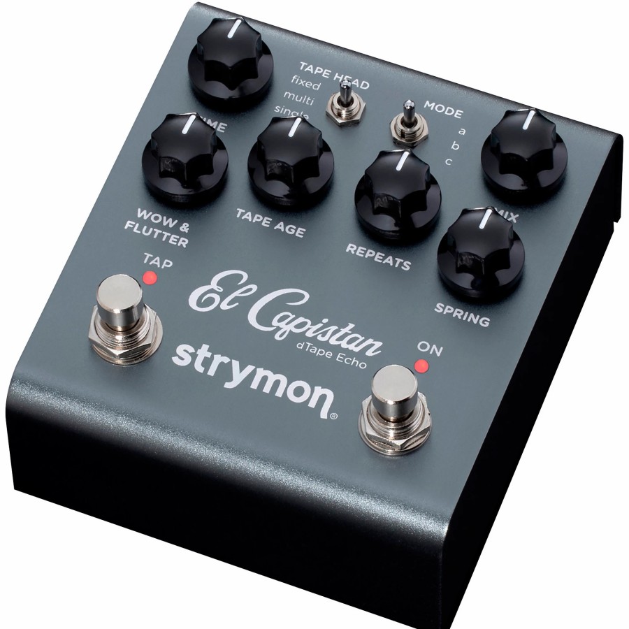 Amps & Effects Strymon Delay & Reverb | Strymon El Capistan V2 Dtape Echo Effects Pedal Grey