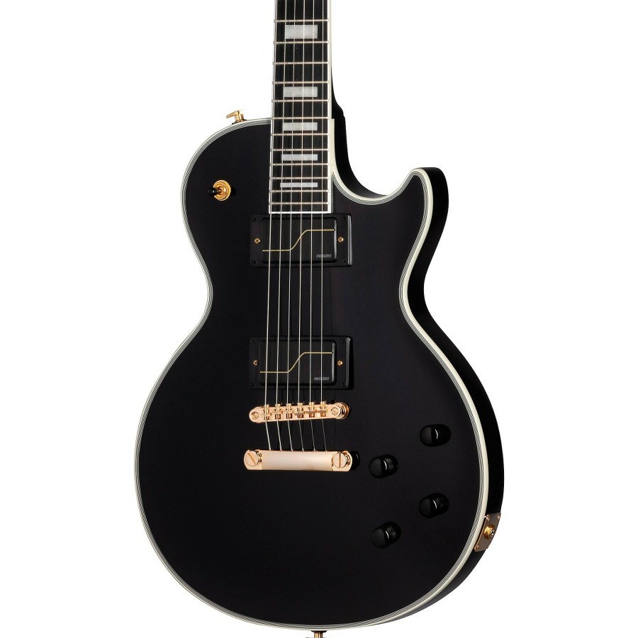 Guitars Epiphone Solid Body | Epiphone Matt Heafy Les Paul Custom Origins Electric Guitar Ebony