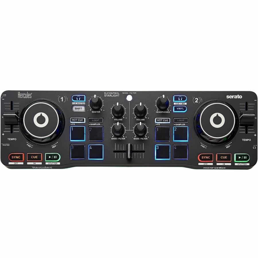 Dj Equipment Hercules DJ | Hercules Dj Djcontrol Starlight Controller For Serato Dj Lite