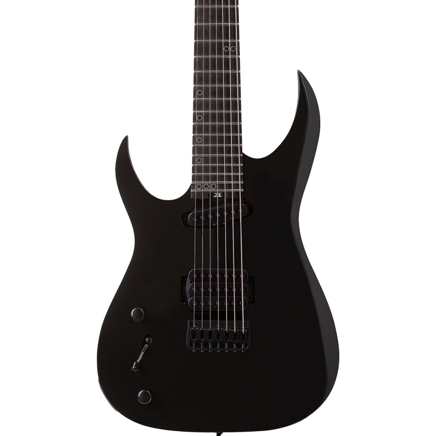 Guitars Schecter Guitar Research Left Handed | Schecter Guitar Research Sunset 7-String Triad Left-Handed Electric Guitar Gloss Black