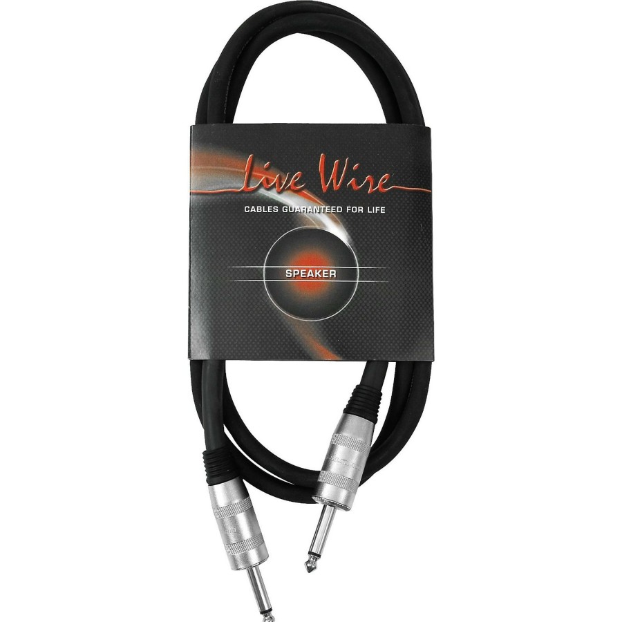 Accessories Livewire | Livewire Elite 12G Speaker Cable 1/4" To 1/4" 5 Ft. Black