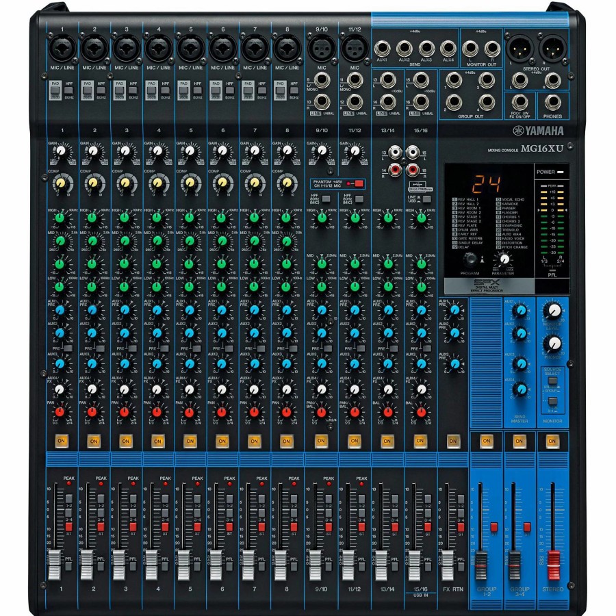 Recording Yamaha | Yamaha Mg16Xu 16-Channel Mixer