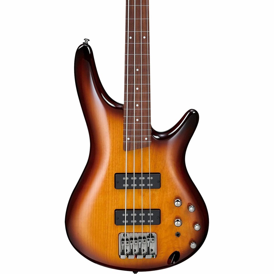 Basses Ibanez Fretless | Ibanez Sr370Ef 4-String Fretless Electric Bass Brown Burst