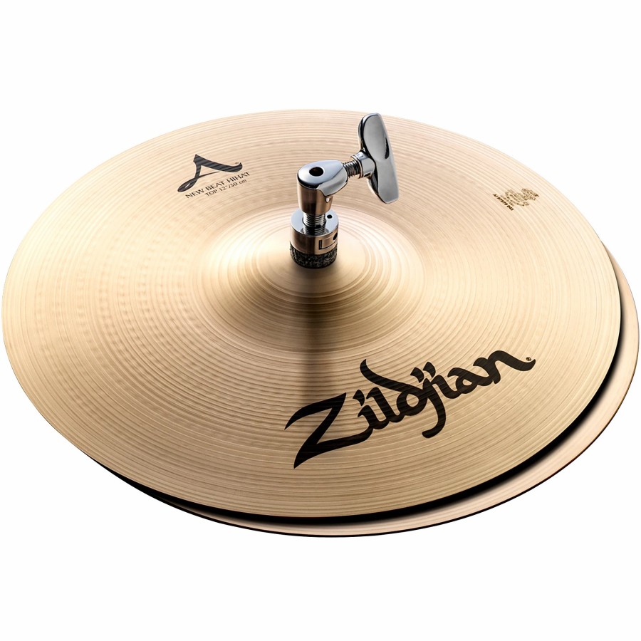 Drums Zildjian Hi-Hat Cymbals | Zildjian New Beat Hi-Hats 12 In. Pair