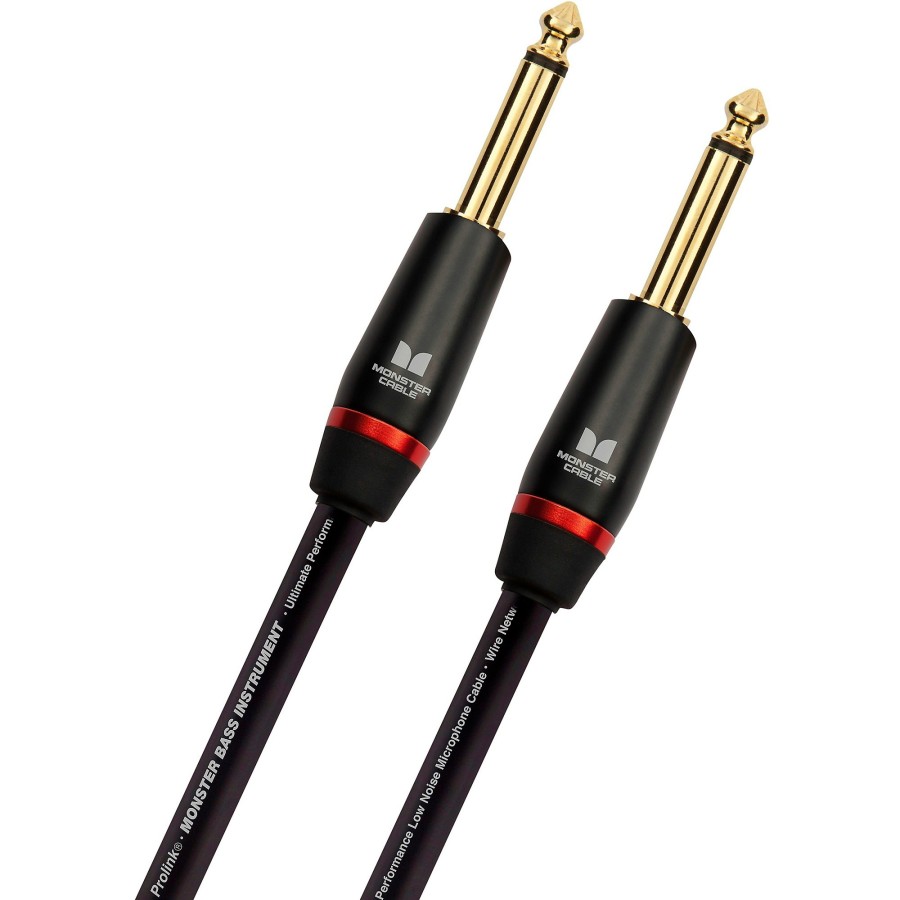 Guitars Monster Cable Instrument Cables | Monster Cable Prolink Monster Bass Instrument Cable 21 Ft. Black