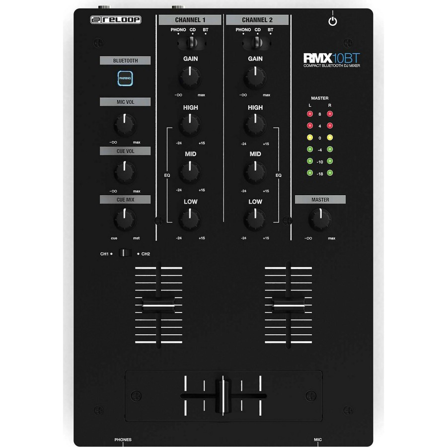 Dj Equipment Reloop | Reloop Rmx 10Bt Compact Bluetooth Dj Mixer