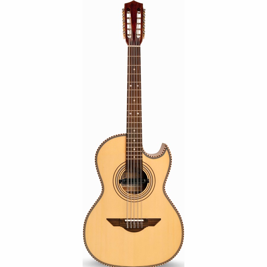 Guitars H. Jimenez | H. Jimenez Lbq1E Bajo Quinto El Estandar Series Acoustic-Electric