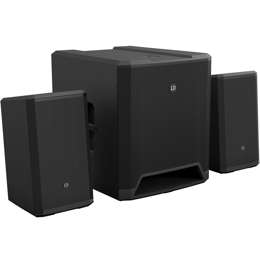 Live Sound LD Systems | Ld Systems Dave 15 G4X Compact 2.1 Powered Pa System