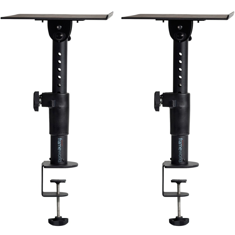 Recording Gator | Gator Frameworks Clamp-On Studio Monitor Stand - Pair