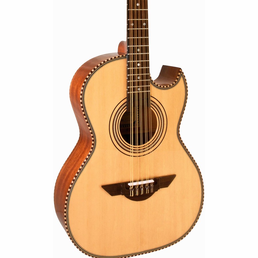 Guitars H. Jimenez | H. Jimenez Lbq Bajo Quinto El Estandar Series Acoustic Natural