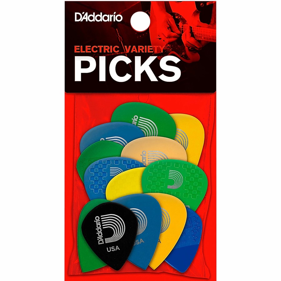 Guitars D'Addario Guitar Picks | D'Addario Electric Pick Variety 13-Pack