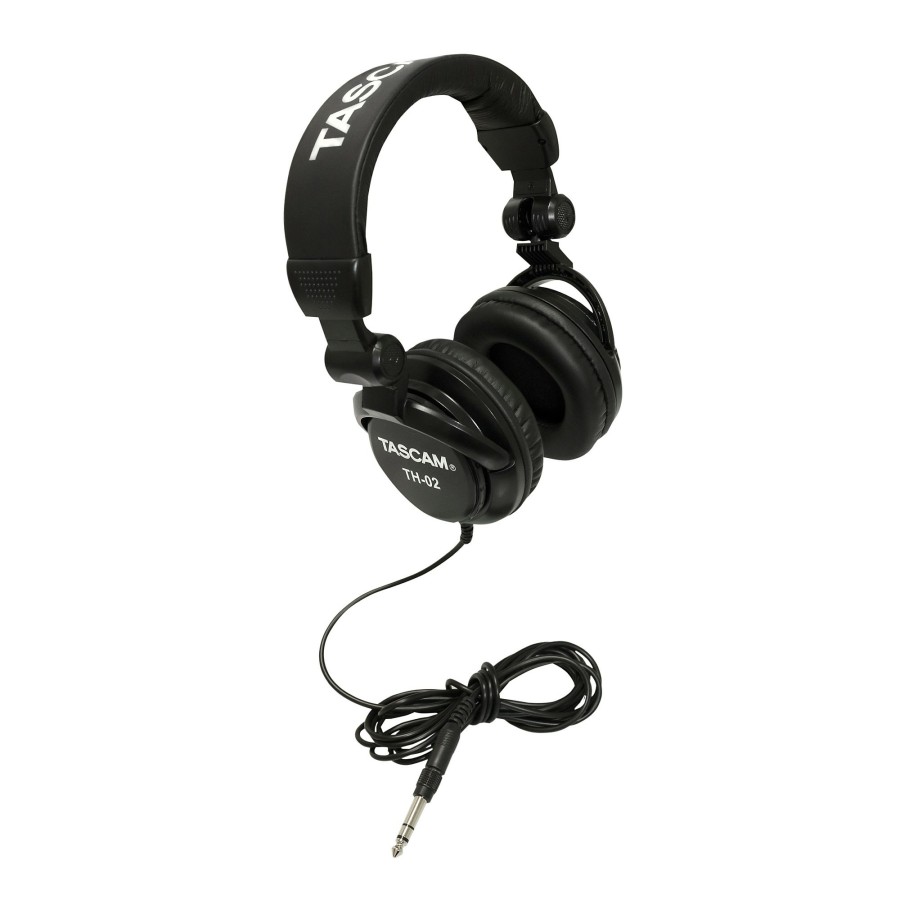 Recording TASCAM | Tascam Th-02 Recording Studio Headphones Black