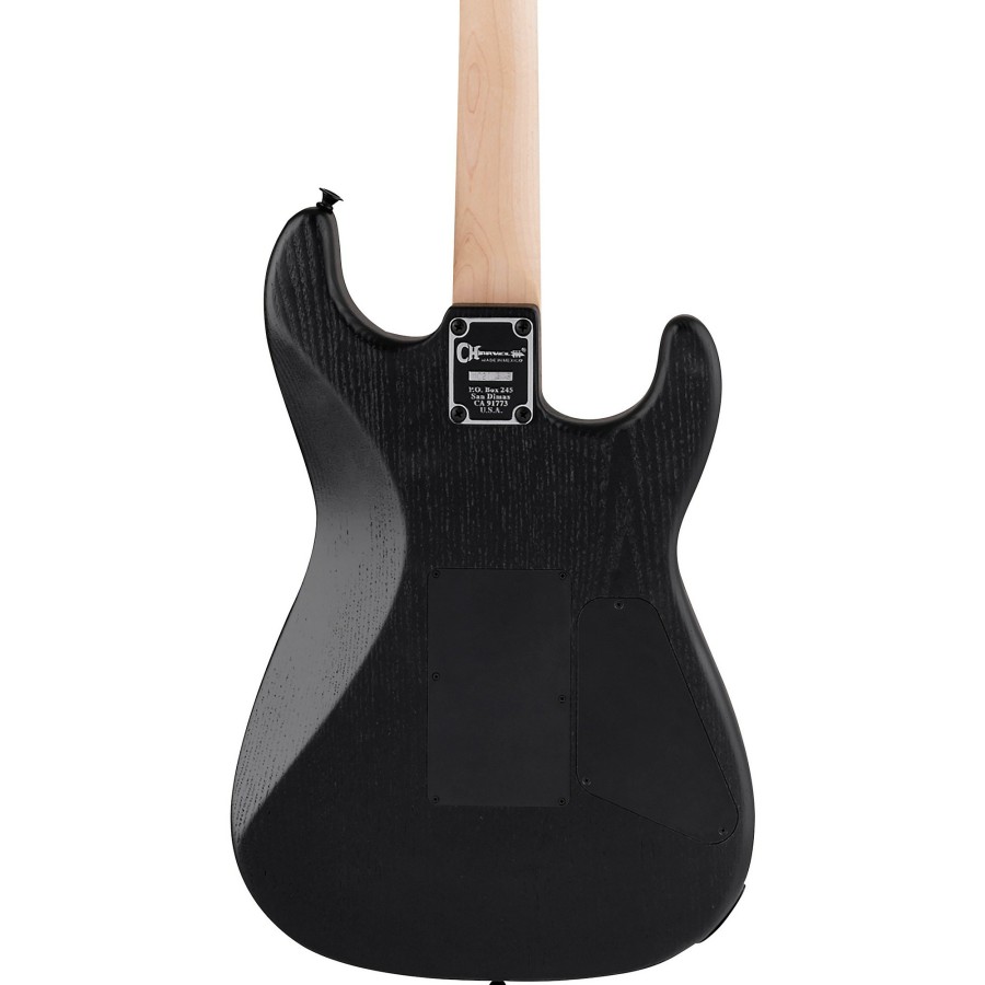 Guitars Charvel Left Handed | Charvel Pro-Mod San Dimas Style 1 Hh Fr E Lh Sassafras Black Satin