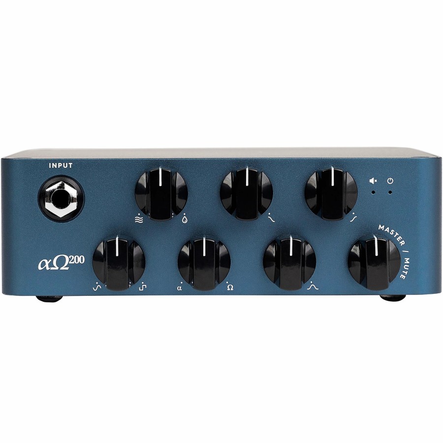 Amps & Effects Darkglass Heads | Darkglass Alpha-Omega 200 200W Bass Amp Head Blue