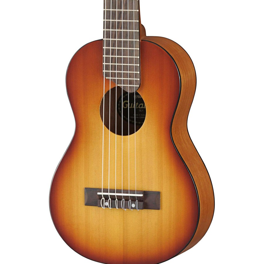 Guitars Yamaha | Yamaha Gl1 Mini 6-String Nylon Guitalele Tobacco Sunburst