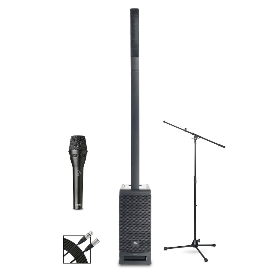 Live Sound JBL | Jbl Irx One Column Line Array Bundle With Akg P5I Microphone, Stand And Cable