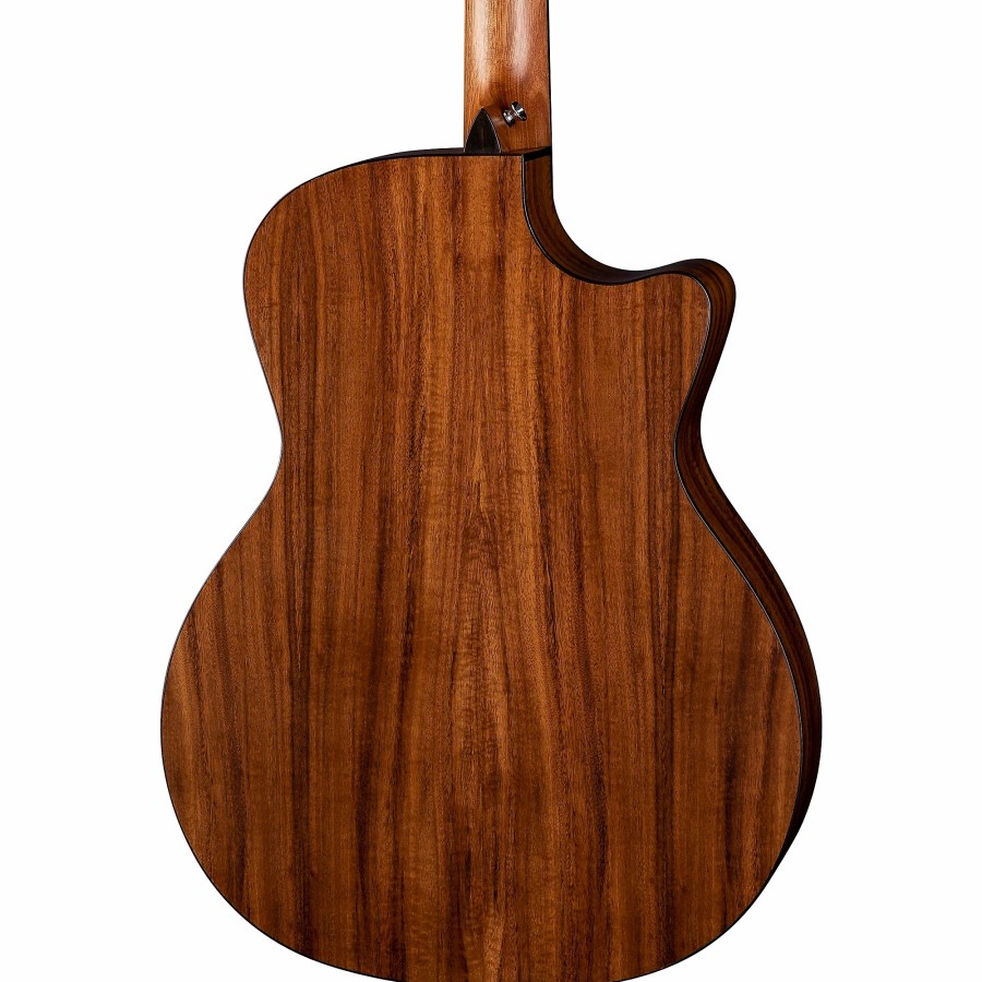 Guitars Luna Left Handed | Luna High Tide Koa Left-Handed Grand Concert Acoustic/Electric Guitar Satin Natural