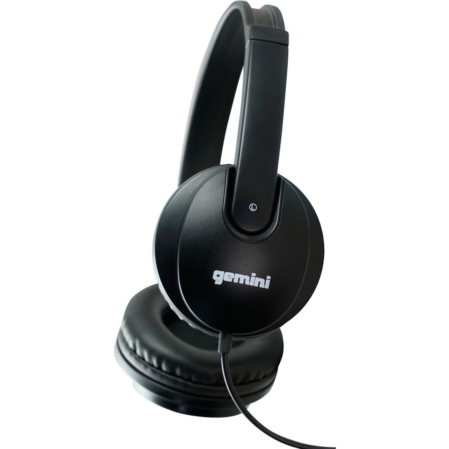 Dj Equipment Gemini | Gemini Djx-200 Professional Dj Headphones Black