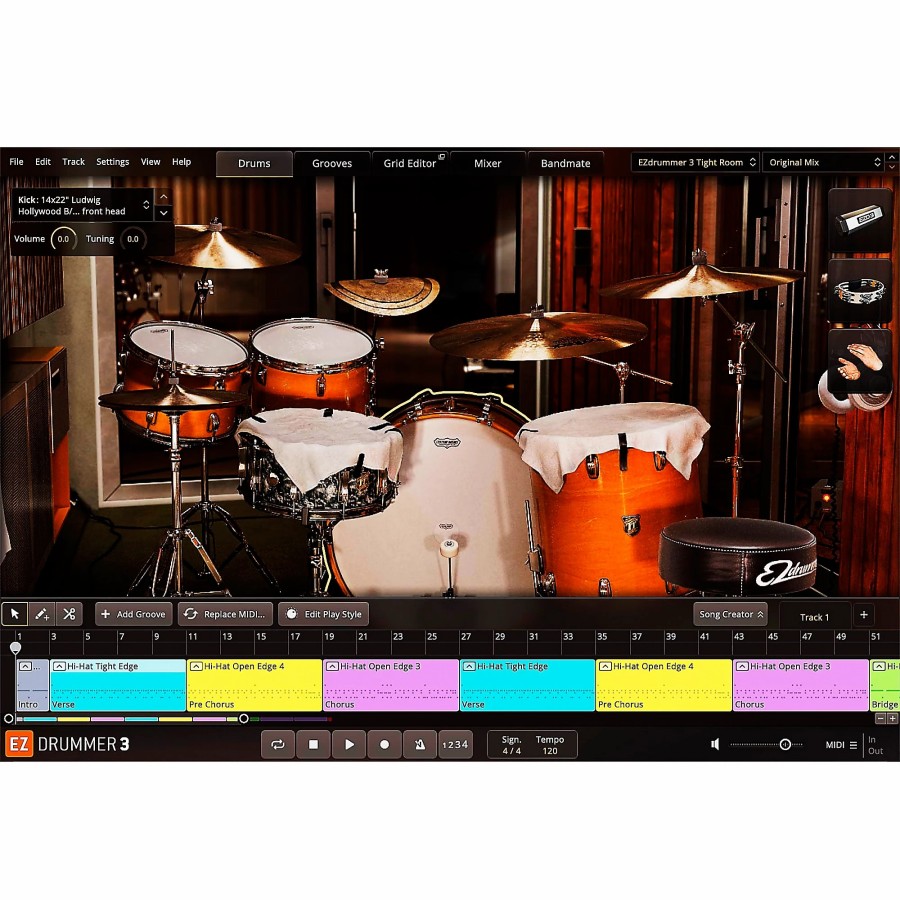 Recording Toontrack | Toontrack Ezdrummer 3 Virtual Drum Software Upgrade From Previous Version