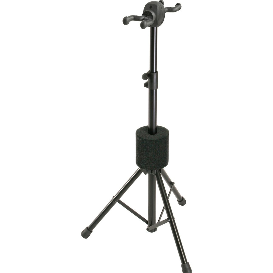 Guitars Ku0026M Guitar Stands | K&M Double Guitar Stand Black