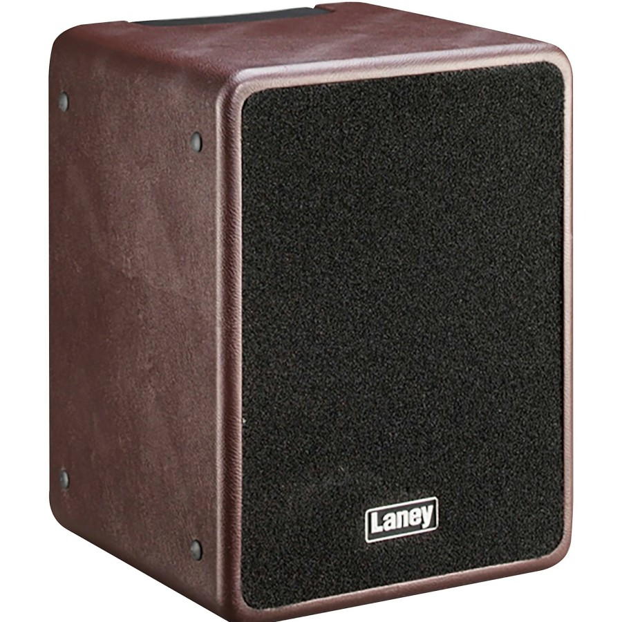 Amps & Effects Laney Acoustic Combo Guitar Amps | Laney A-Fresco-2 60W 1X8" Battery-Powered Acoustic Combo Amp Brown