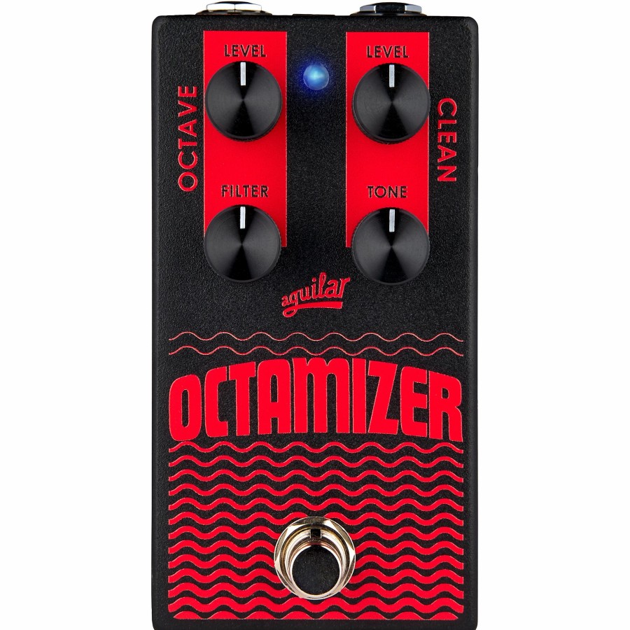 Basses Aguilar Bass Effects | Aguilar Octamizer V2 Bass Octave Effects Pedal Black