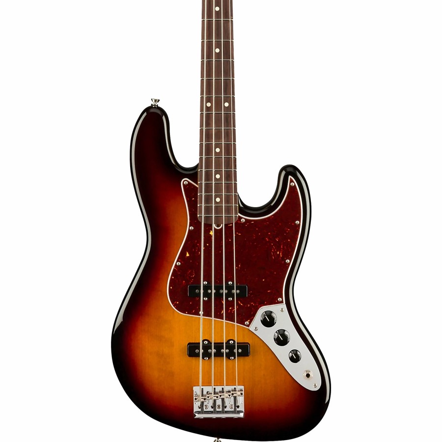 Basses Fender 4-String | Fender American Professional Ii Jazz Bass Rosewood Fingerboard 3-Color Sunburst