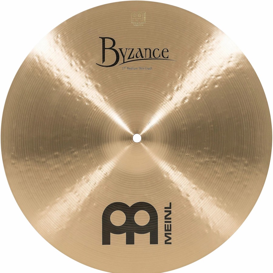 Drums MEINL Crash Cymbals | Meinl Byzance Medium Thin Crash Traditional 17 In.