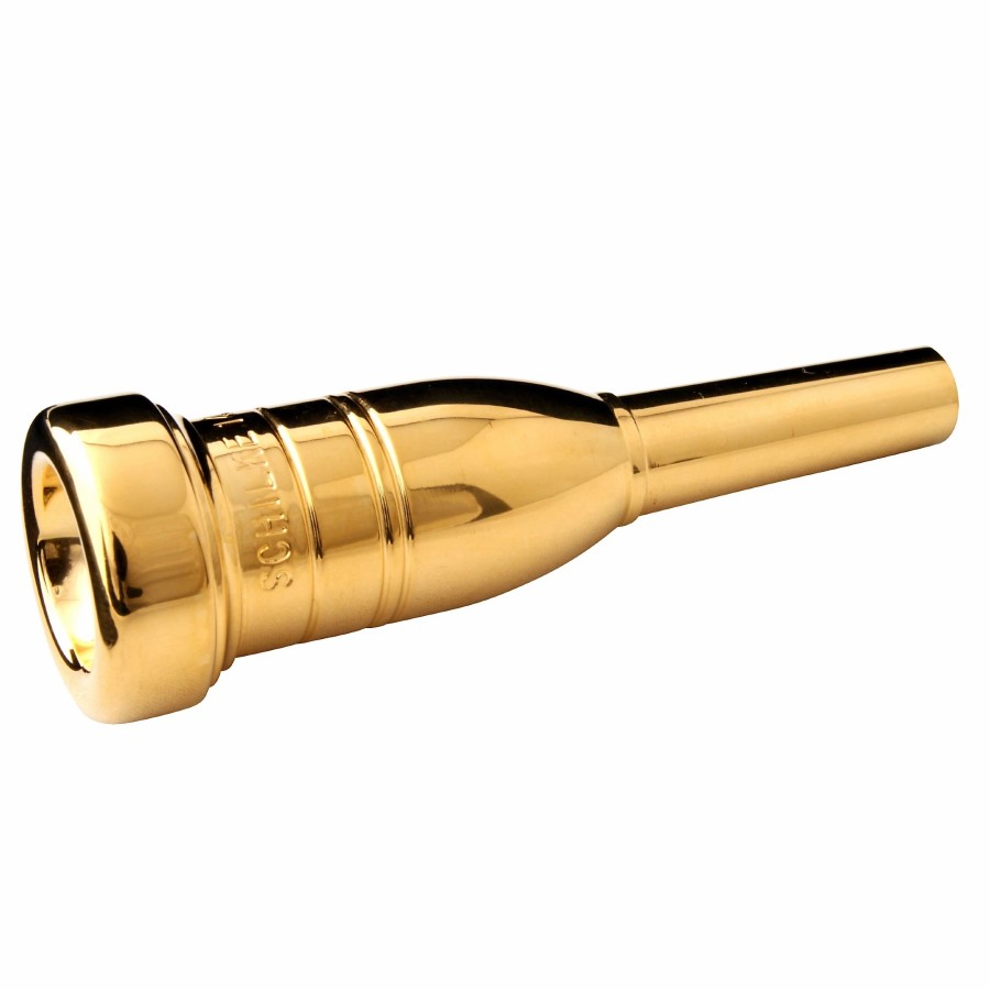 Accessories Schilke | Schilke Heavyweight Series Trumpet Mouthpiece In Gold 18 Gold